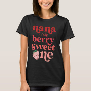 Camiseta Nana do Berry Sweet One Strawberry First Birth