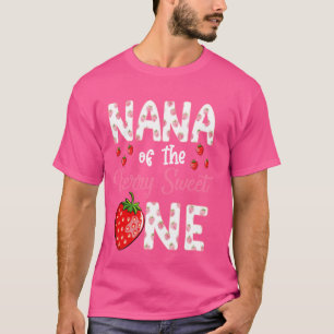 Camiseta Nana Do Berry Sweet One Strawberry Primeiro Nascim