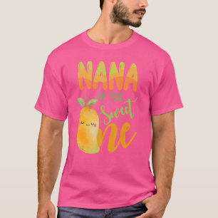 Camiseta Nana Do Doce 1º Aniversário Família Manga