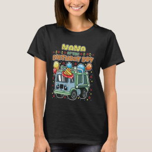 Camiseta Nana do Menino do Aniversário Reciclando Lixo Eco