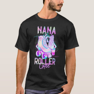 Camiseta Nana Do Roller Girl Roller Sking Birthday Matchi