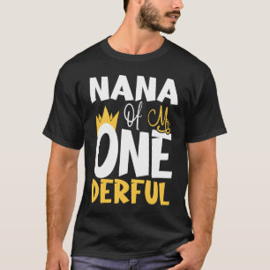 Camiseta Nana do Sr. Um Festa primeiro aniversario Maravilh