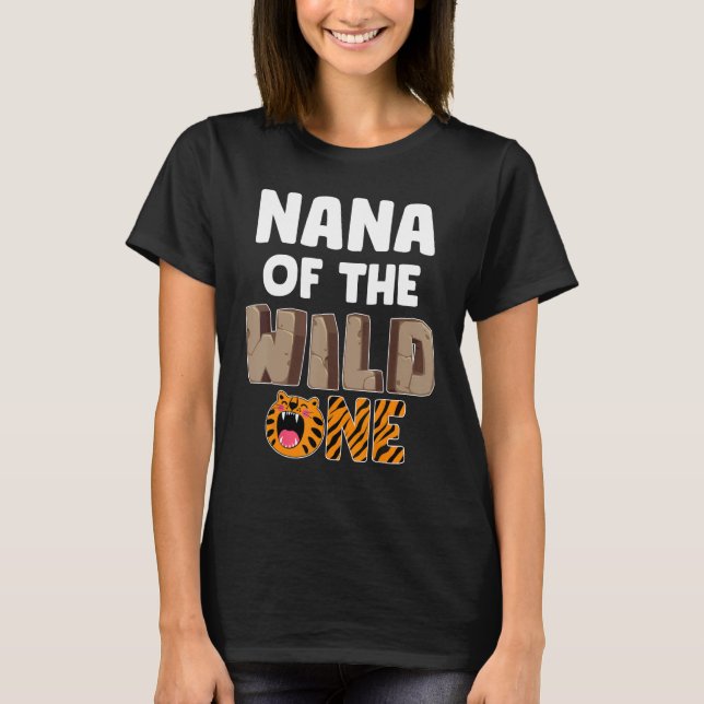 Camiseta Nana Do Zoológico Selvagem, Testemunha primeiro an (Frente)