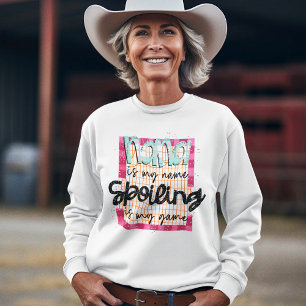 Camiseta Nana É Meu Nome Spoiling É Minha Tipografia De Jog