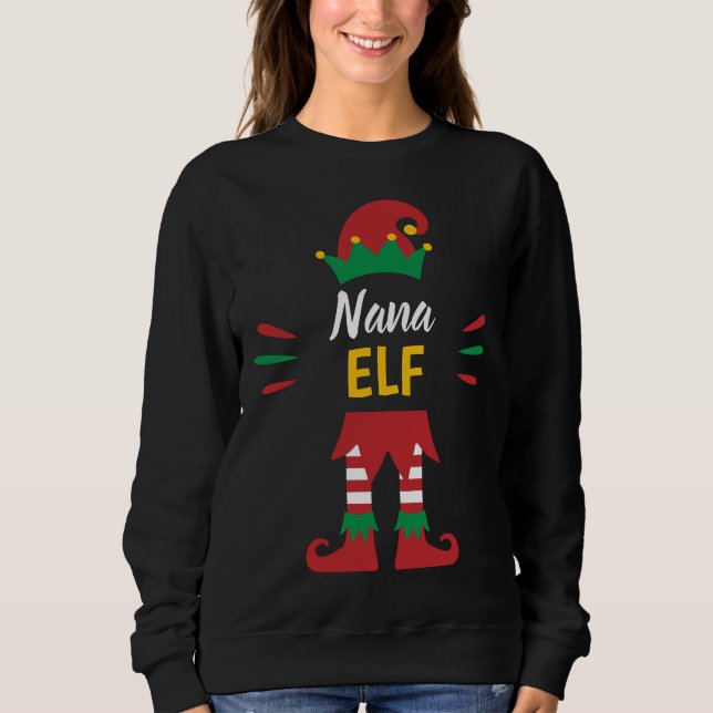 Camiseta Nana Elf | Festas de Natal (Frente)