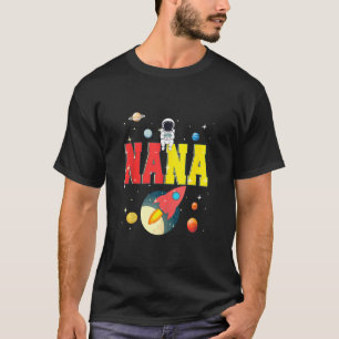Camiseta Nana Funny Astronauta Espacial Astronauta Família