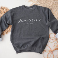 Nana Grandma Sweatshirt Personalizada