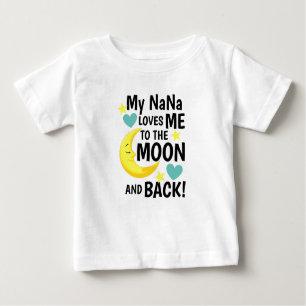 Camiseta NaNa me ama à lua e às costas
