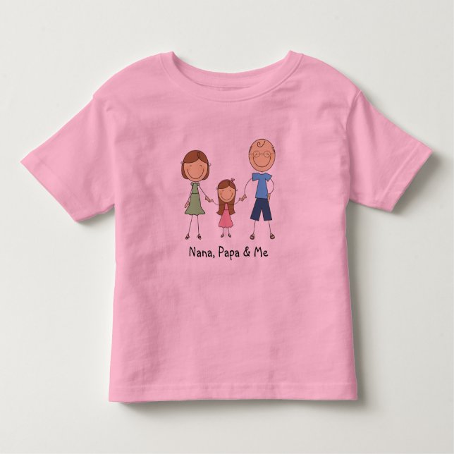 Camiseta Nana Papa e Me (Frente)