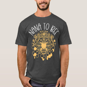 Camiseta Nana Para Estar Grávida Anunciando Vovó Primeira T