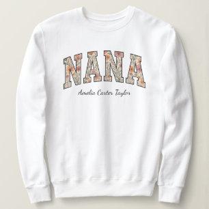 Camiseta Nana Personalizada com Nomes de Netos