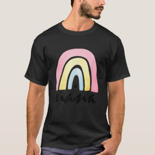 Camiseta Nana Rainbow For Women Grandma Dia de as mães Cri