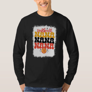 Camiseta Nana Retro Softball Mãe Mães Sangradas