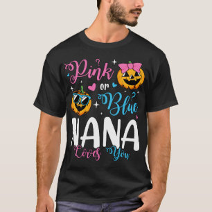Camiseta Nana Rosa Ou Azul Te Ama Homens Bebês