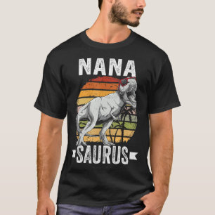 Camiseta Nana Saurus Dinossaur Nanasaurus Família Correspon