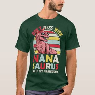 Camiseta Nana Saurus Tshirt Vovô Surus Shirt Vovó din