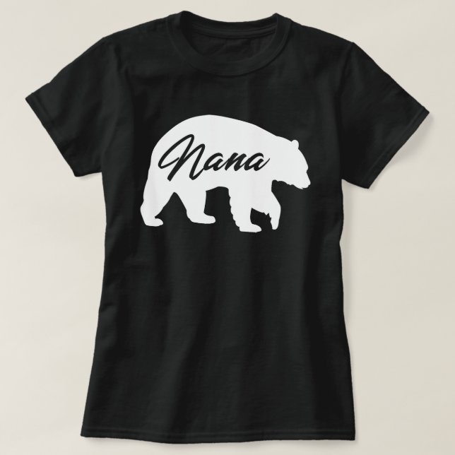 Camiseta nana urso (Frente do Design)