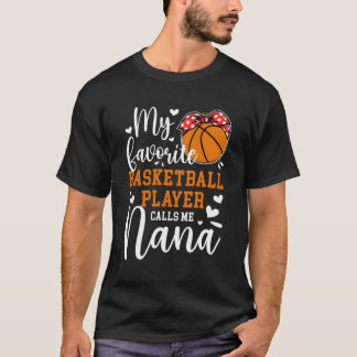 Camiseta Nana Vovó Nana De Basquete Orgulhosa