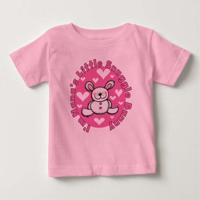Camiseta Nana's Little Snuggle Bunny (Frente)