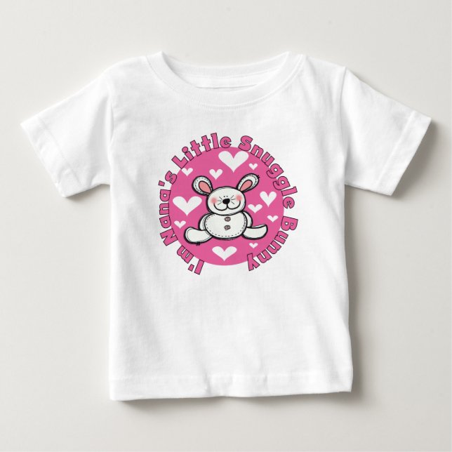 Camiseta Nana's Little Snuggle Bunny (Frente)