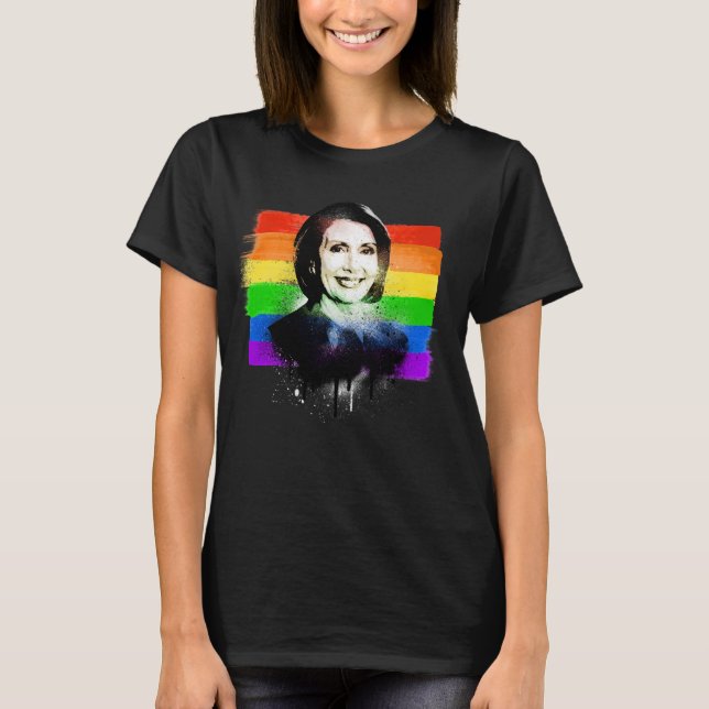 Camiseta Nancy Pelosi Pride (Frente)