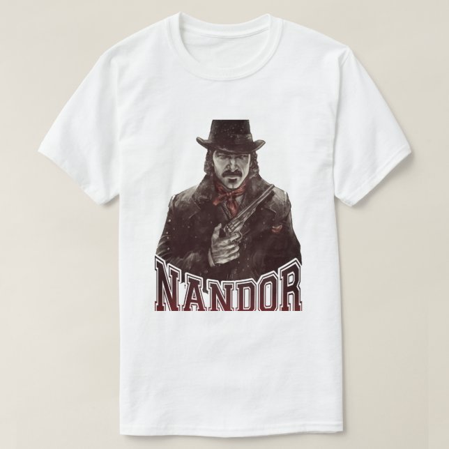 Camiseta Nandor Western Gunslinger (Frente do Design)