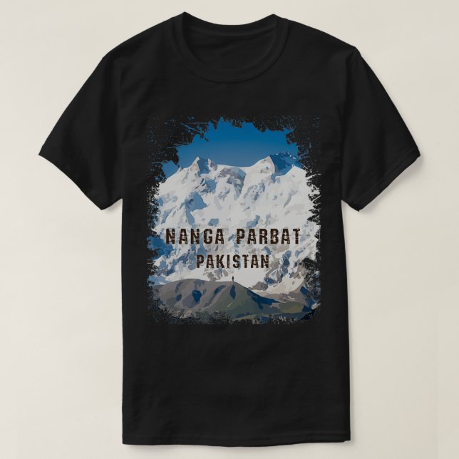 Camiseta Nanga Parbat Paquistão (Frente do Design)