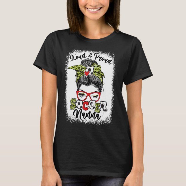 Camiseta Nanna Messy Bun Bleached, Alta e Orgulhosa (Frente)