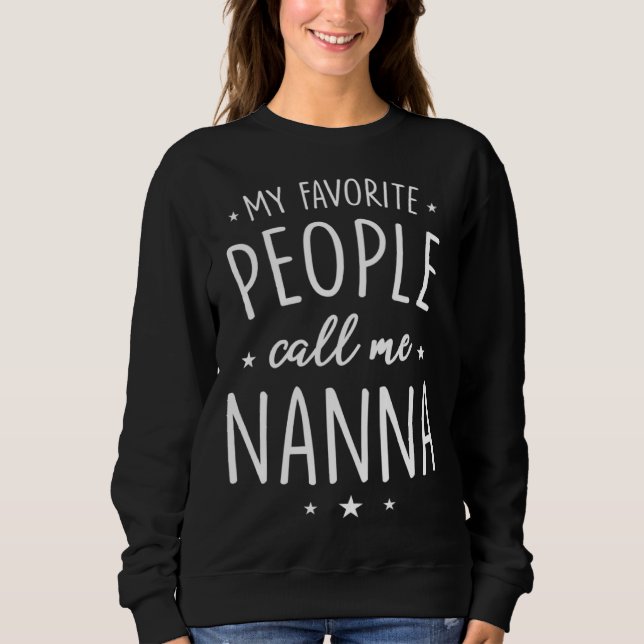 Camiseta Nanna   My Favorite People Call Me Nanna (Frente)