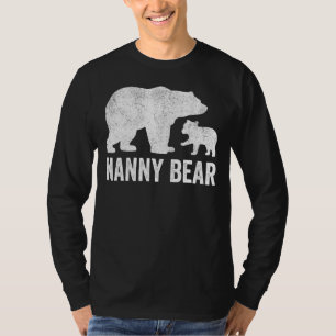 Camiseta Nanny Bear Dia de as mães Engraçado Cub Kid avó it