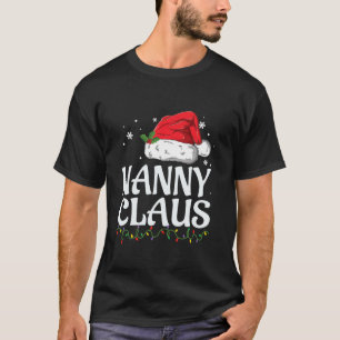 Camiseta Nanny Claus Family Group Correspondendo PJs Xm