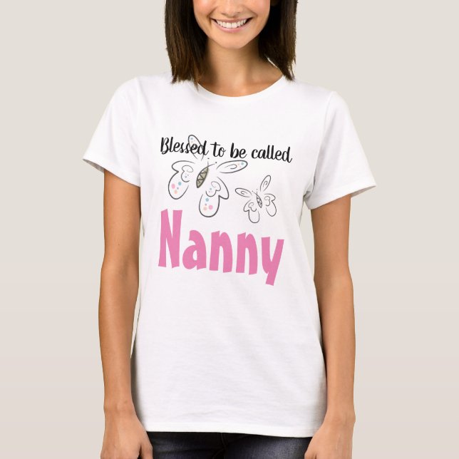 Camiseta Nanny Cote com Borboletas (Frente)