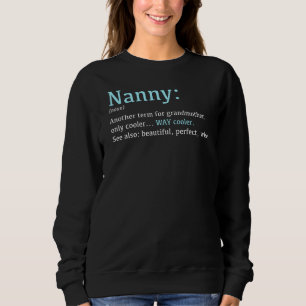 Camiseta Nanny Funny Definition Noun Outro Termo
