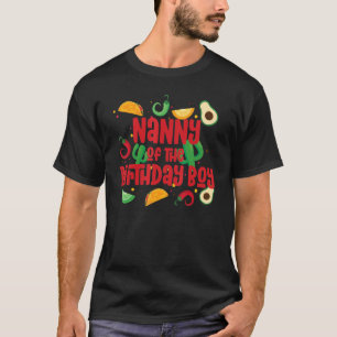 Camiseta Nanny Taco Twisday Fiesta Taco Aniversário Tema Bo