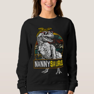 Camiseta Nannysaurus Leopard Rex Dinosaur Nanny Saurus Moth