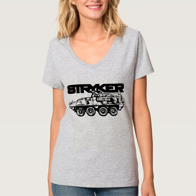 Camiseta Nano V-Neck de Hanes Mulher-Stryker (Frente)