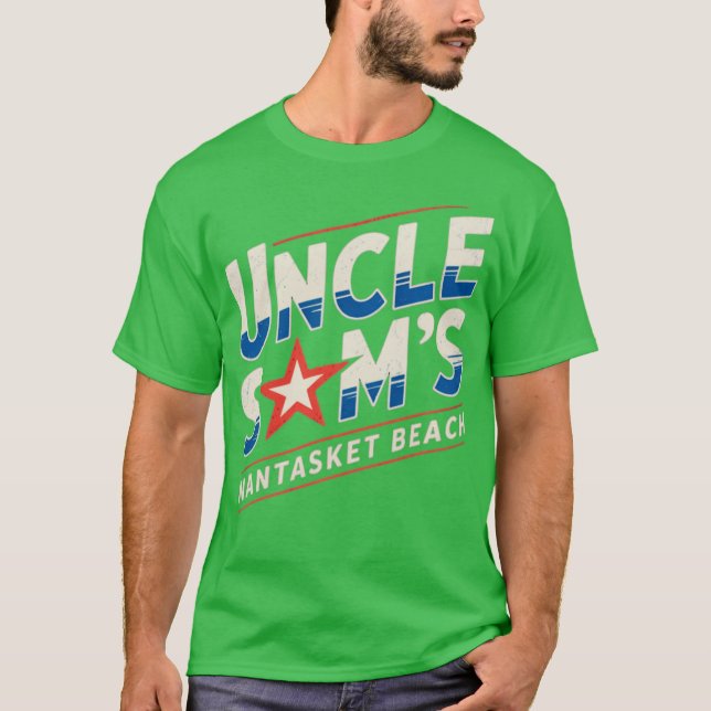 Camiseta Nantasket Beach Hull do tio Sam, MÃES (Frente)