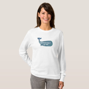 Camiseta Nantucket Blue Whale Beach