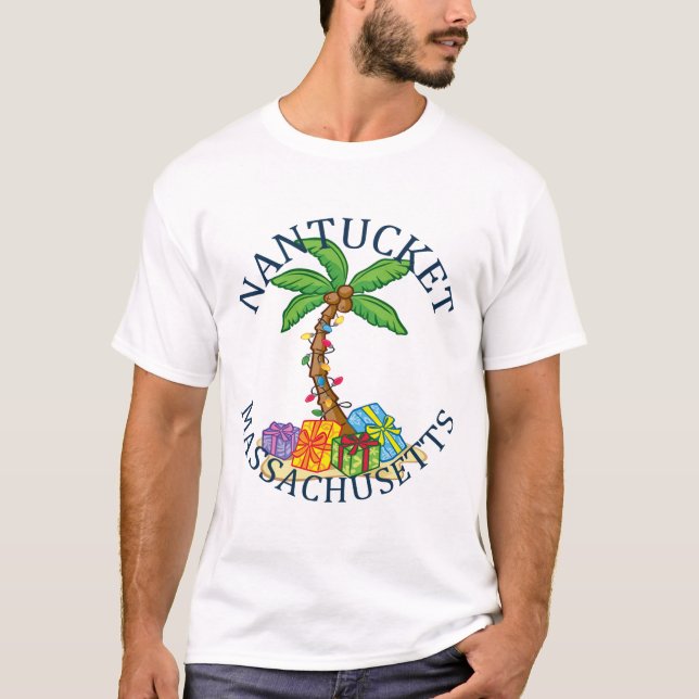 Camiseta Nantucket de Verão - Massachusetts (Frente)