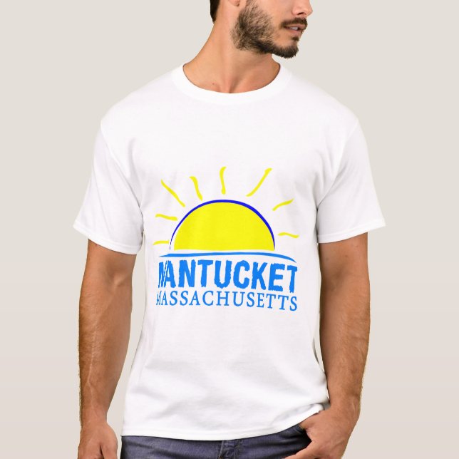 Camiseta Nantucket de Verão - Massachusetts (Frente)