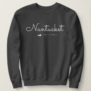 Camiseta Nantucket Sweatshirt Cursiva