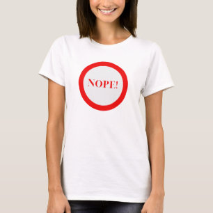 Camiseta Não!