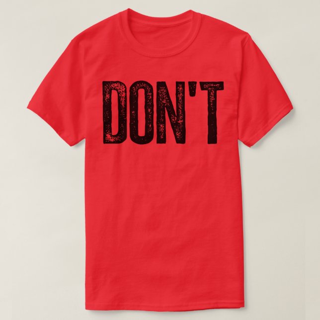 Camiseta Não (Frente do Design)