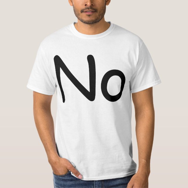 Camiseta Não (Frente)