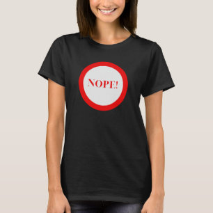 Camiseta Não!