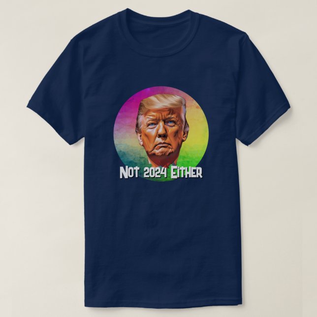 Camiseta Não 2024 Nem Trump (Frente do Design)