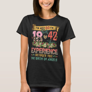 Camiseta Não 60, tenho 18 anos e 42 anos de experiência out