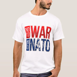 CAMISETA NÃO À GUERRA | NÃO À NATO