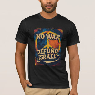 Camiseta Não à Guerra no Irã Desfinancie Israel Gaza