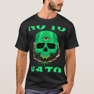 Camiseta Não à Paz Anti-Guerra da NATO